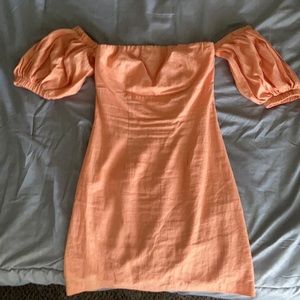 Peach dress